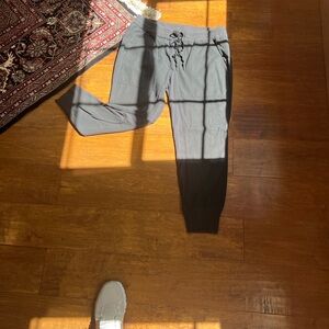 CAbi Charcoal Gray Jogger Pants